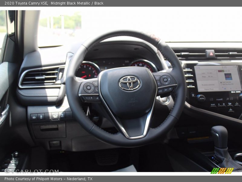 Midnight Black Metallic / Black 2020 Toyota Camry XSE
