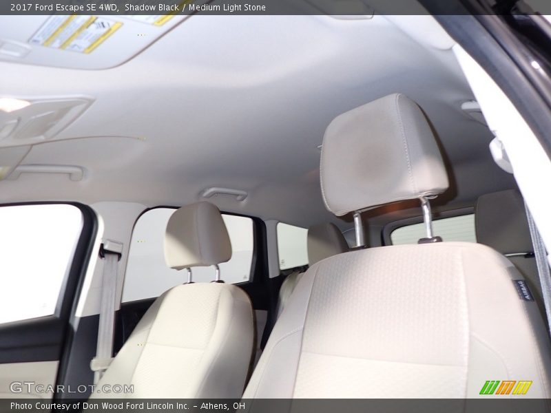 Shadow Black / Medium Light Stone 2017 Ford Escape SE 4WD