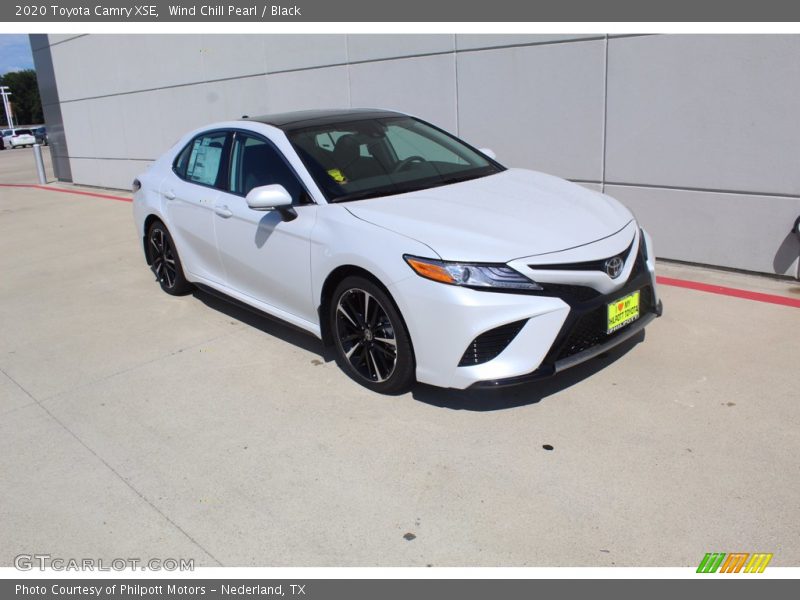 Wind Chill Pearl / Black 2020 Toyota Camry XSE