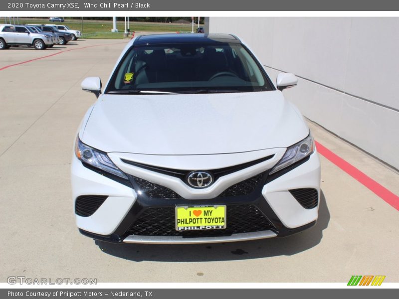 Wind Chill Pearl / Black 2020 Toyota Camry XSE