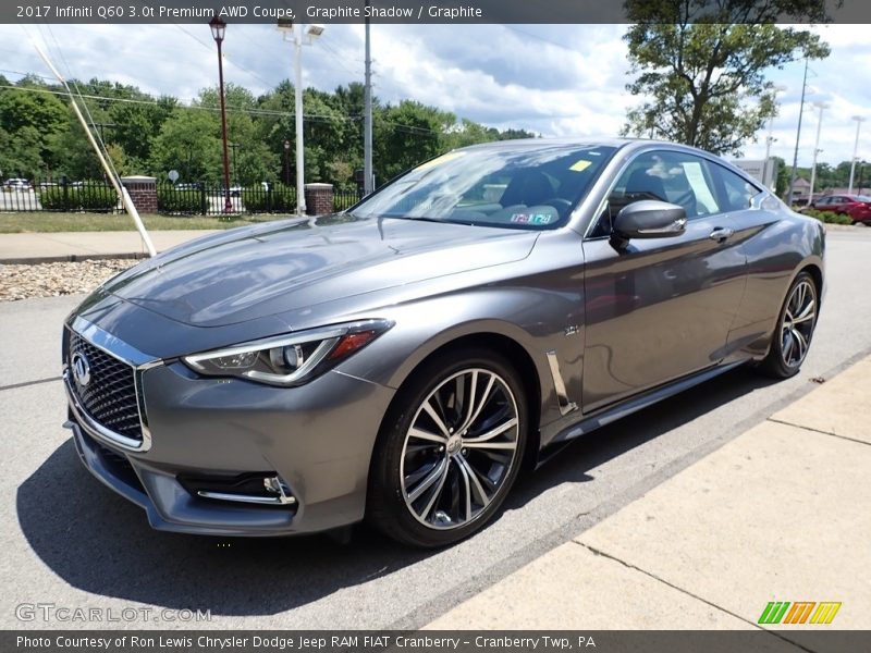 Front 3/4 View of 2017 Q60 3.0t Premium AWD Coupe