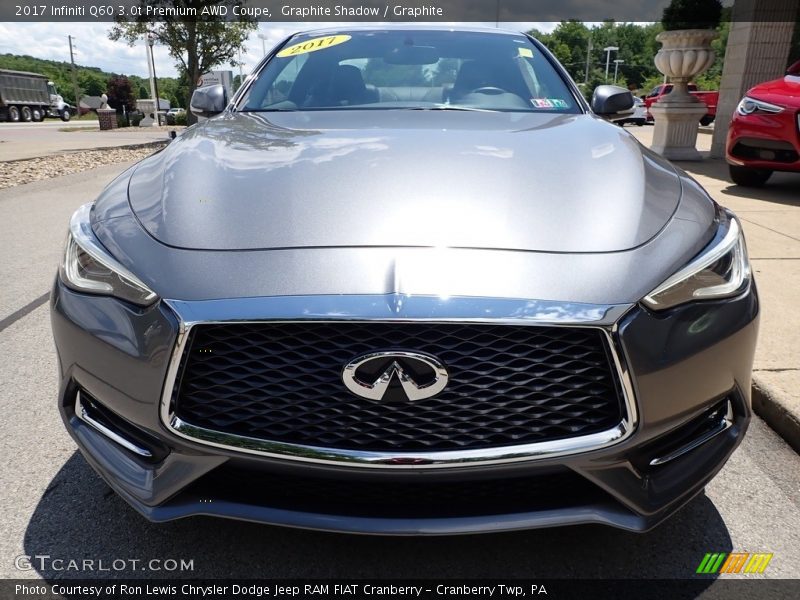 Graphite Shadow / Graphite 2017 Infiniti Q60 3.0t Premium AWD Coupe