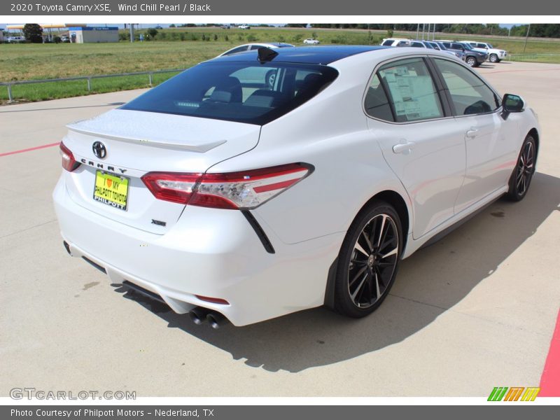 Wind Chill Pearl / Black 2020 Toyota Camry XSE