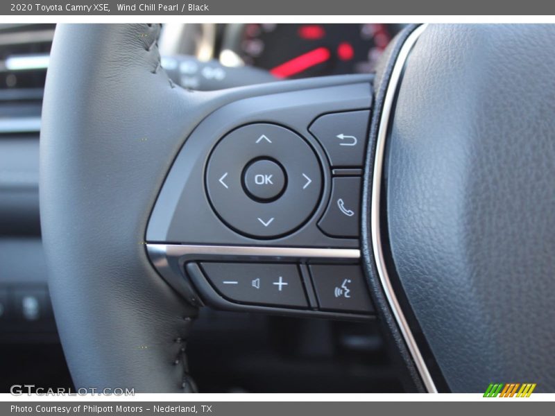 Wind Chill Pearl / Black 2020 Toyota Camry XSE