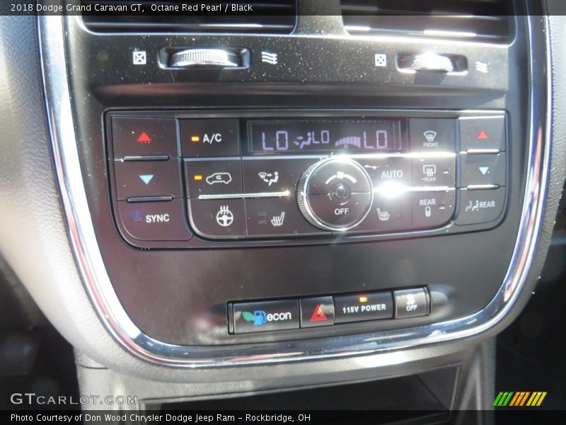 Octane Red Pearl / Black 2018 Dodge Grand Caravan GT