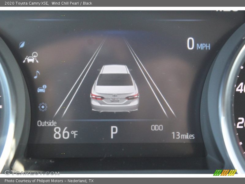 Wind Chill Pearl / Black 2020 Toyota Camry XSE