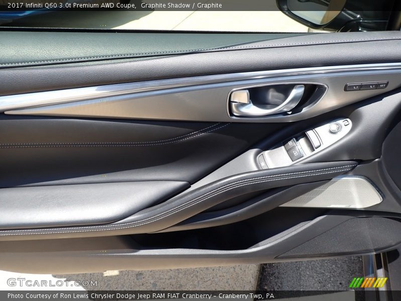 Door Panel of 2017 Q60 3.0t Premium AWD Coupe