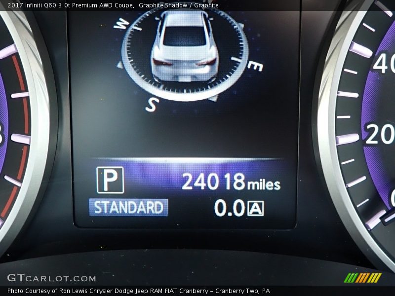 Graphite Shadow / Graphite 2017 Infiniti Q60 3.0t Premium AWD Coupe