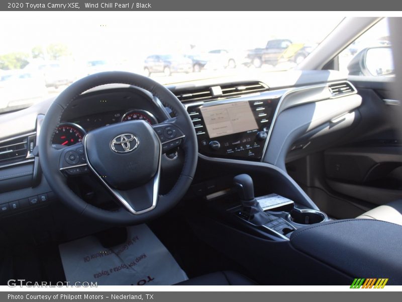 Wind Chill Pearl / Black 2020 Toyota Camry XSE