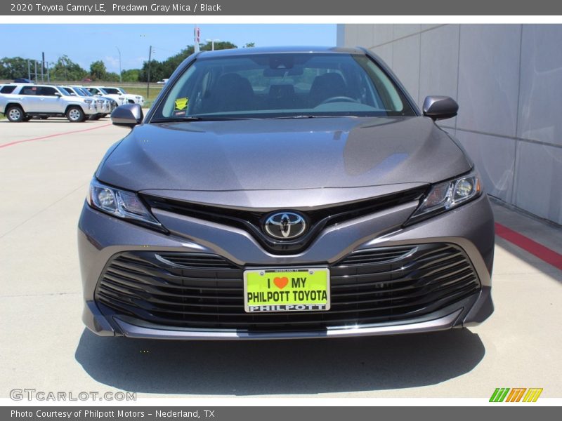 Predawn Gray Mica / Black 2020 Toyota Camry LE