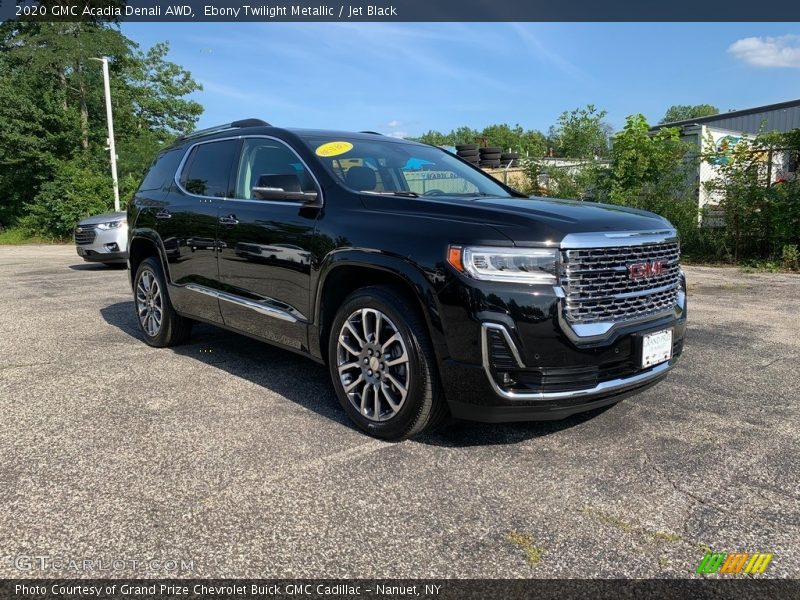 Ebony Twilight Metallic / Jet Black 2020 GMC Acadia Denali AWD