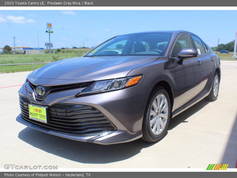 Predawn Gray Mica / Black 2020 Toyota Camry LE