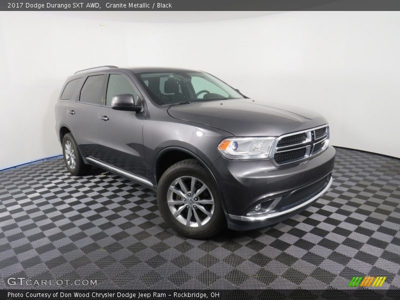 Granite Metallic / Black 2017 Dodge Durango SXT AWD