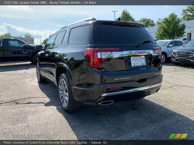 Ebony Twilight Metallic / Jet Black 2020 GMC Acadia Denali AWD