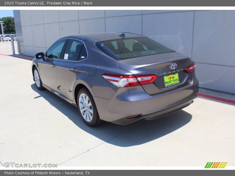 Predawn Gray Mica / Black 2020 Toyota Camry LE