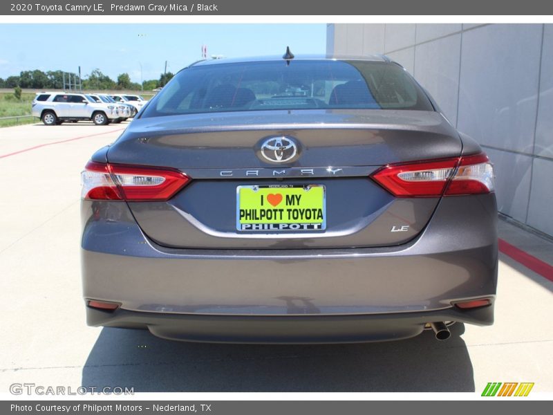 Predawn Gray Mica / Black 2020 Toyota Camry LE
