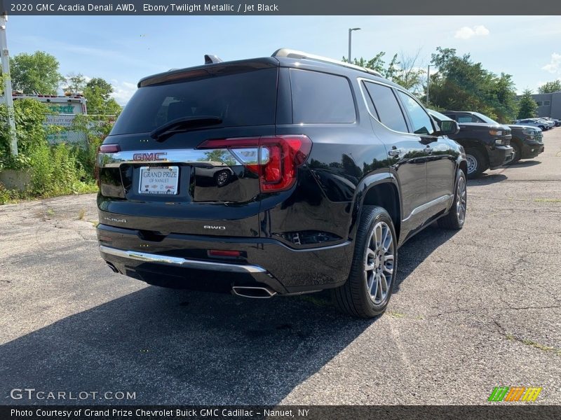 Ebony Twilight Metallic / Jet Black 2020 GMC Acadia Denali AWD