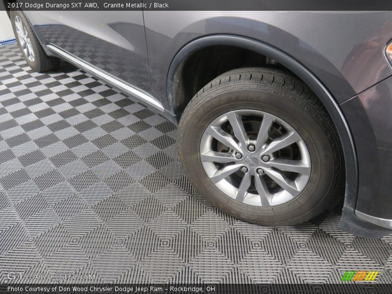 Granite Metallic / Black 2017 Dodge Durango SXT AWD