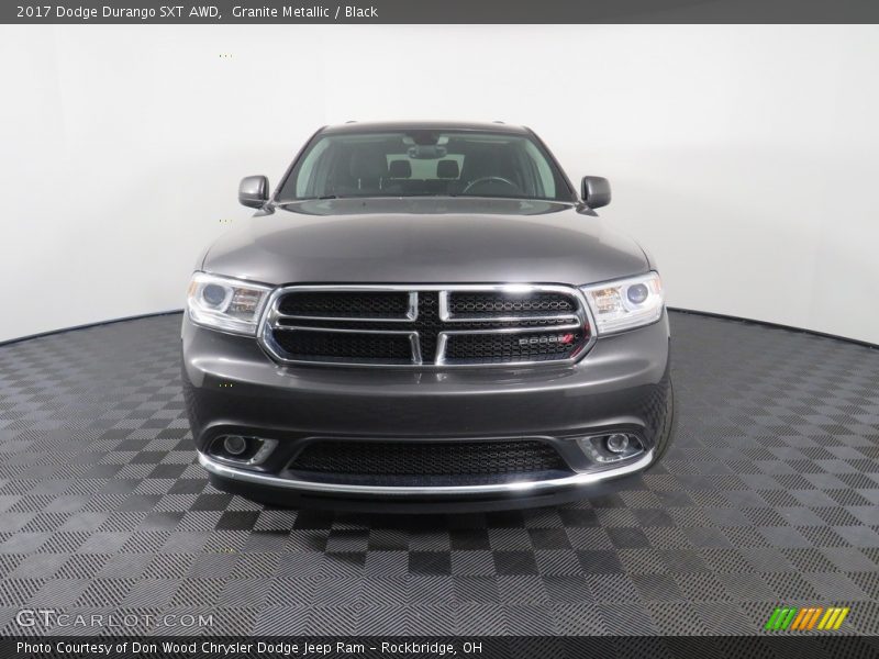 Granite Metallic / Black 2017 Dodge Durango SXT AWD