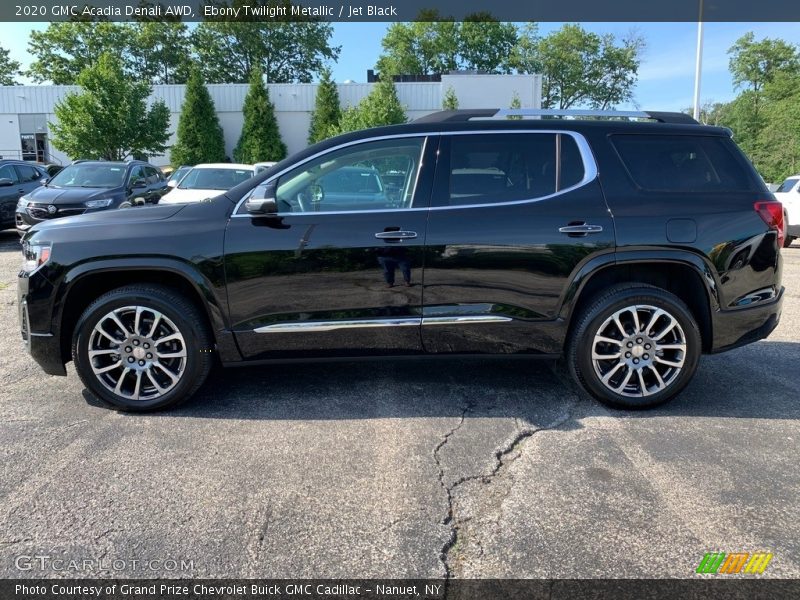 Ebony Twilight Metallic / Jet Black 2020 GMC Acadia Denali AWD