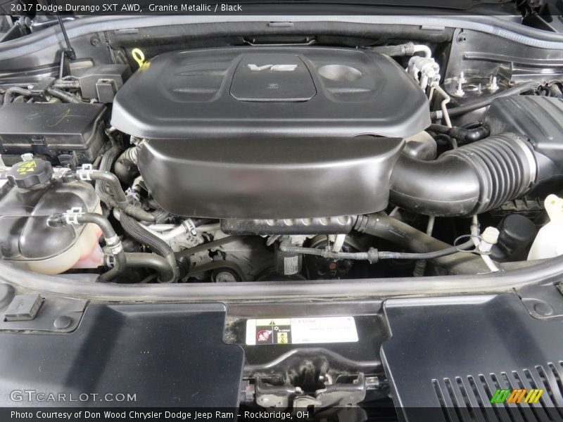 Granite Metallic / Black 2017 Dodge Durango SXT AWD
