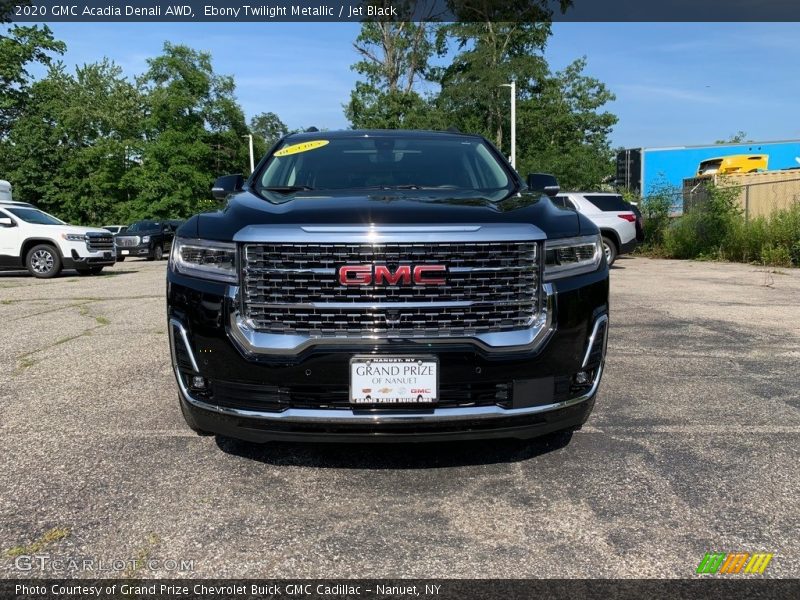 Ebony Twilight Metallic / Jet Black 2020 GMC Acadia Denali AWD