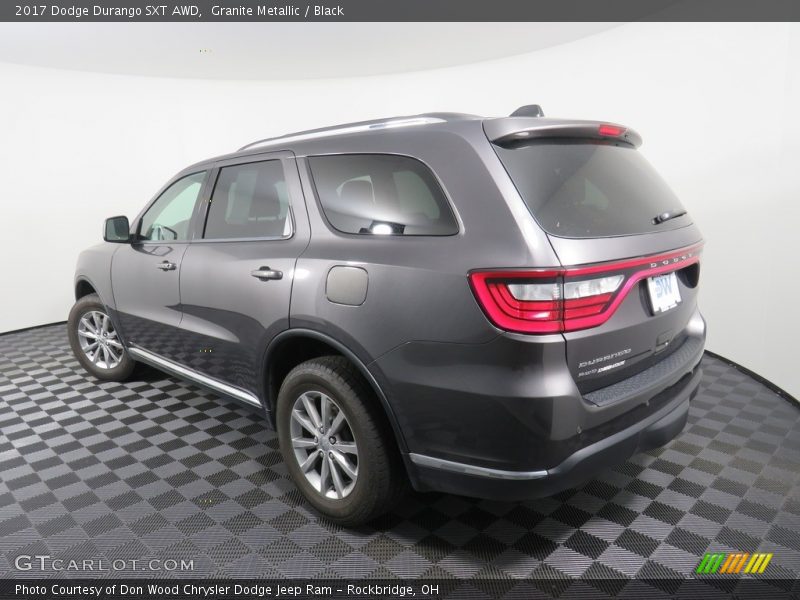 Granite Metallic / Black 2017 Dodge Durango SXT AWD