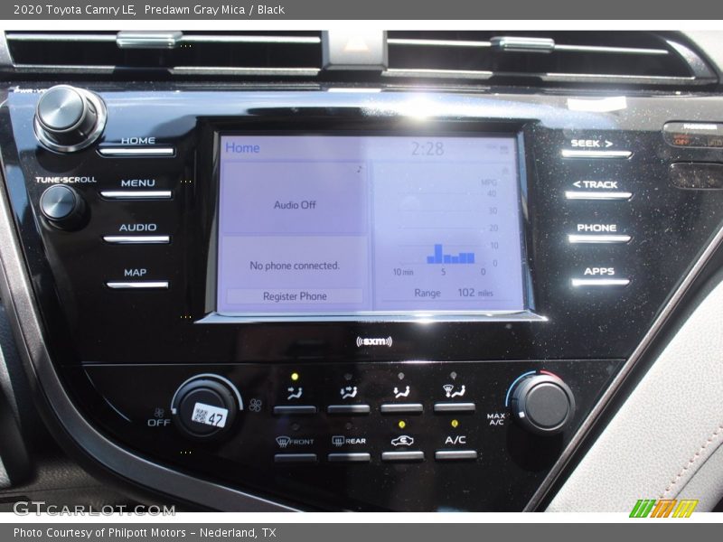 Predawn Gray Mica / Black 2020 Toyota Camry LE