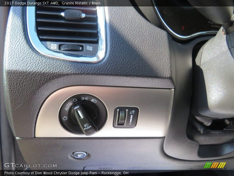 Granite Metallic / Black 2017 Dodge Durango SXT AWD