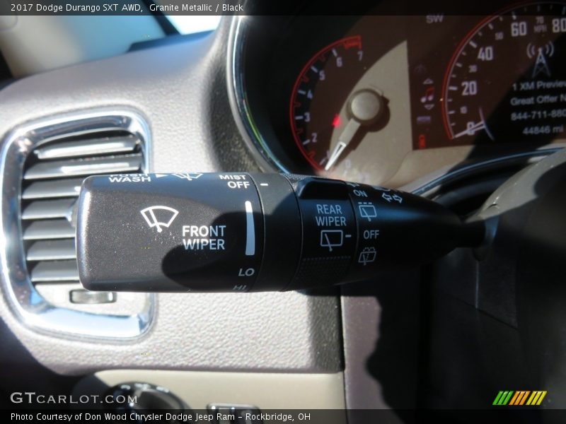 Granite Metallic / Black 2017 Dodge Durango SXT AWD