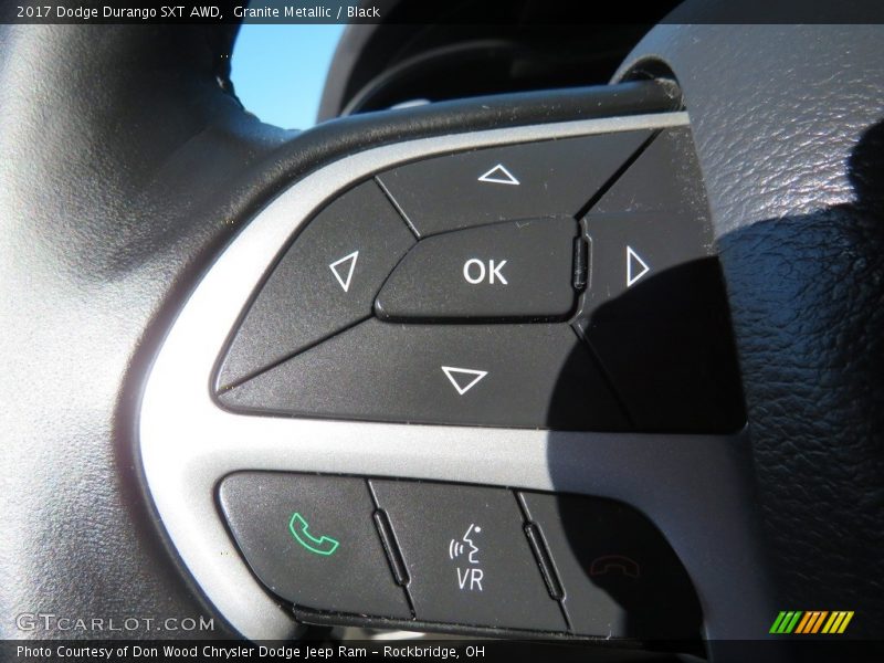 Granite Metallic / Black 2017 Dodge Durango SXT AWD