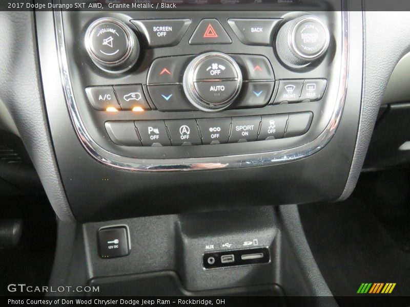 Granite Metallic / Black 2017 Dodge Durango SXT AWD