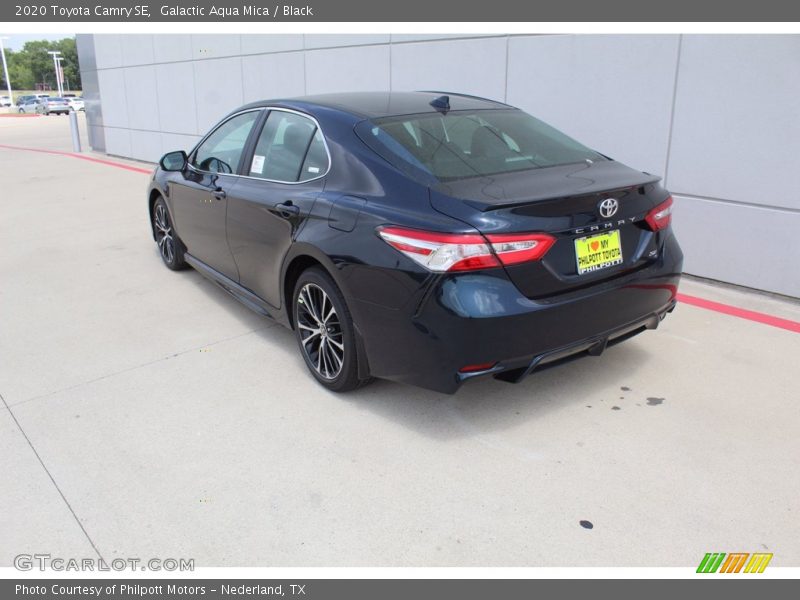 Galactic Aqua Mica / Black 2020 Toyota Camry SE
