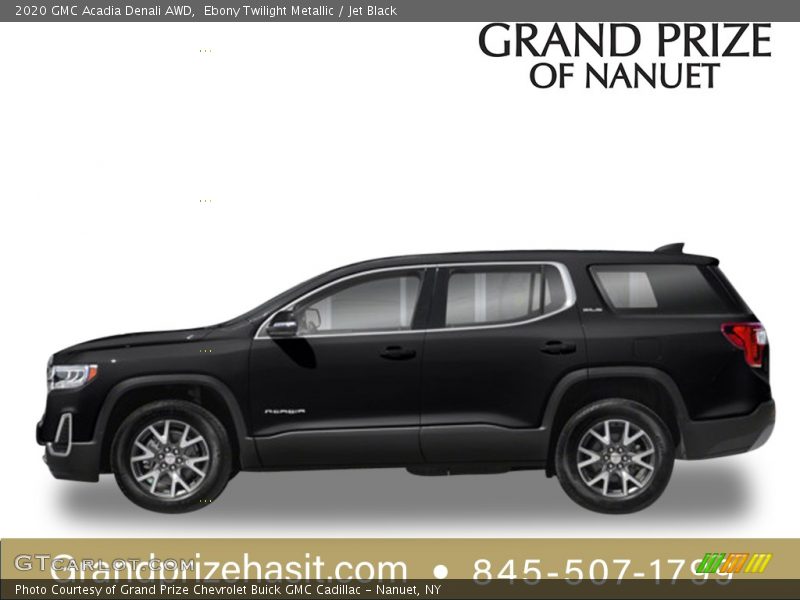 Ebony Twilight Metallic / Jet Black 2020 GMC Acadia Denali AWD