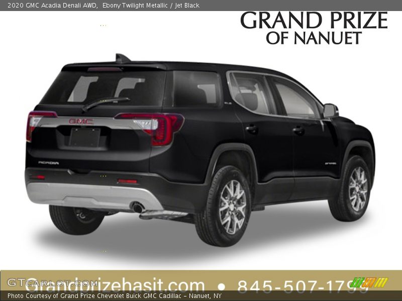 Ebony Twilight Metallic / Jet Black 2020 GMC Acadia Denali AWD