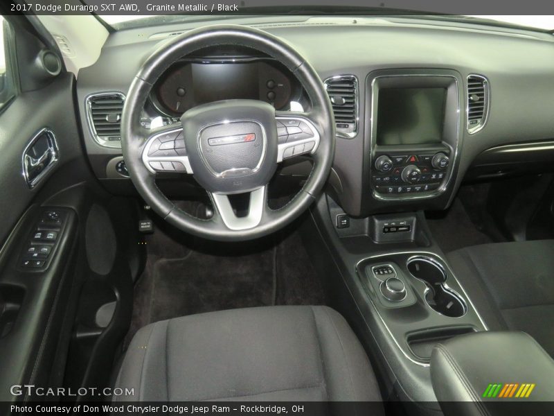 Granite Metallic / Black 2017 Dodge Durango SXT AWD
