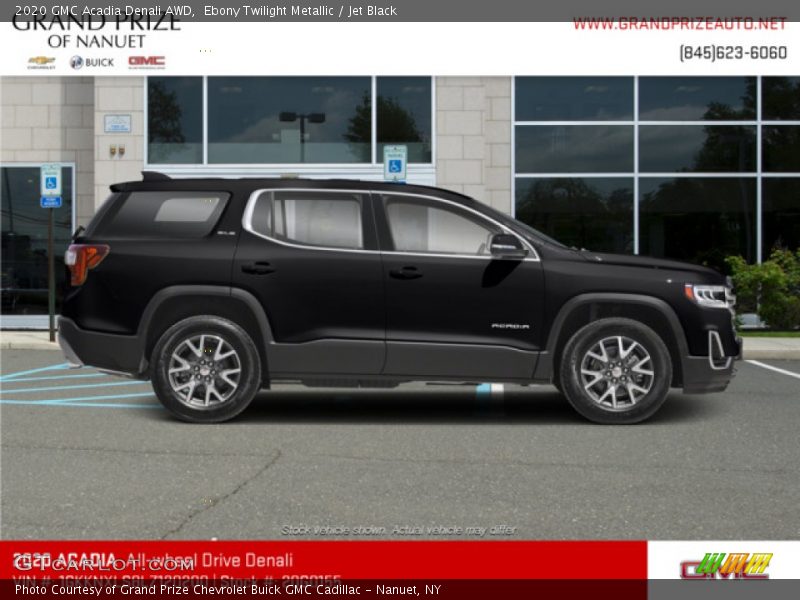 Ebony Twilight Metallic / Jet Black 2020 GMC Acadia Denali AWD