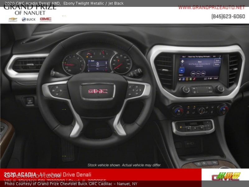 Ebony Twilight Metallic / Jet Black 2020 GMC Acadia Denali AWD