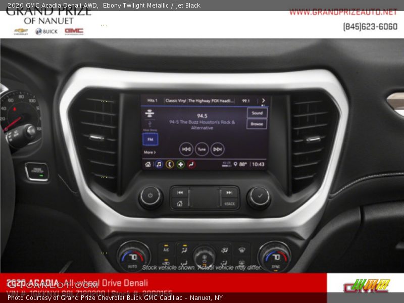 Ebony Twilight Metallic / Jet Black 2020 GMC Acadia Denali AWD