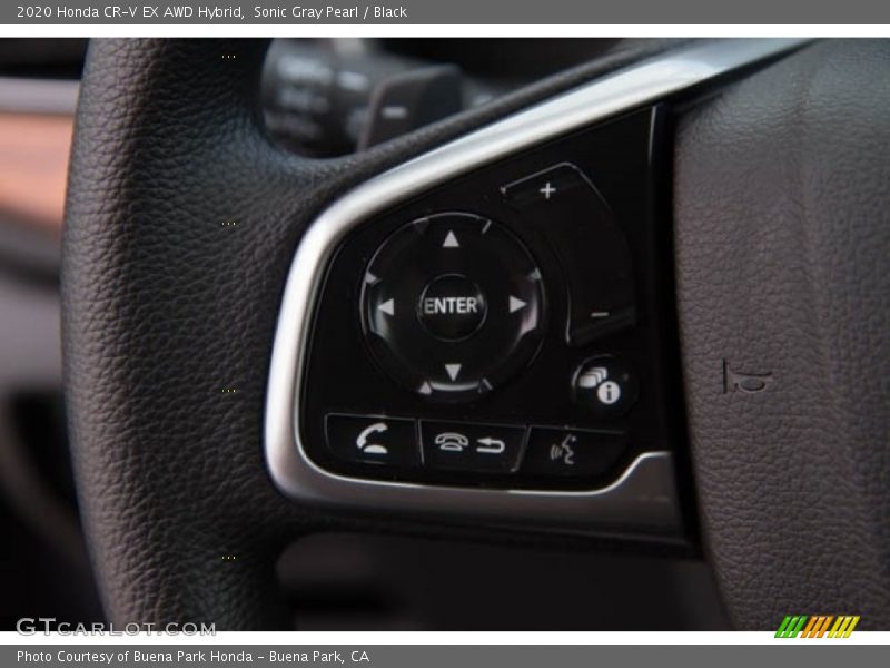 Sonic Gray Pearl / Black 2020 Honda CR-V EX AWD Hybrid