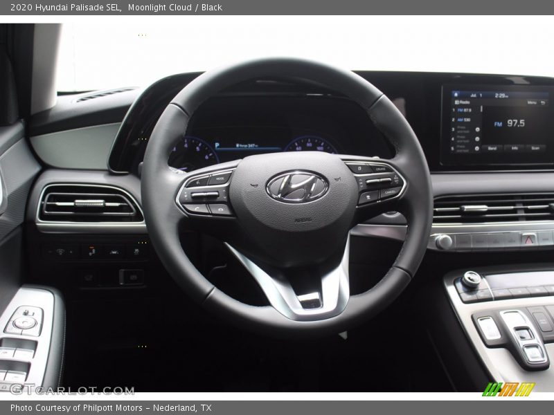 Moonlight Cloud / Black 2020 Hyundai Palisade SEL