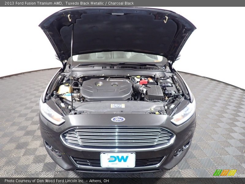 Tuxedo Black Metallic / Charcoal Black 2013 Ford Fusion Titanium AWD