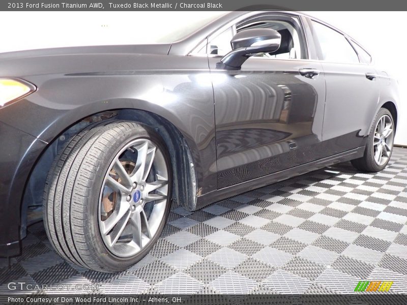 Tuxedo Black Metallic / Charcoal Black 2013 Ford Fusion Titanium AWD