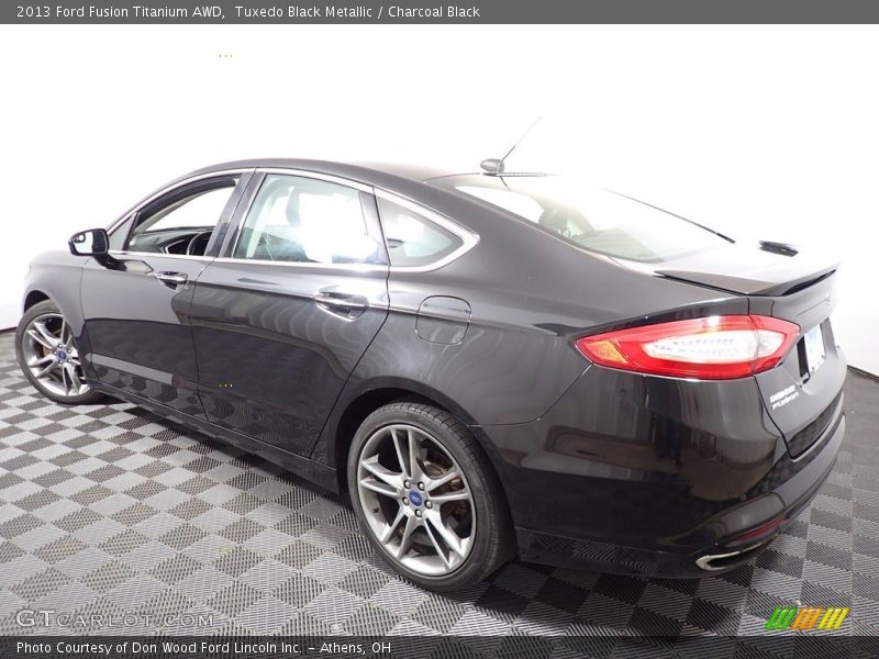 Tuxedo Black Metallic / Charcoal Black 2013 Ford Fusion Titanium AWD