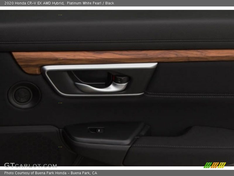 Platinum White Pearl / Black 2020 Honda CR-V EX AWD Hybrid