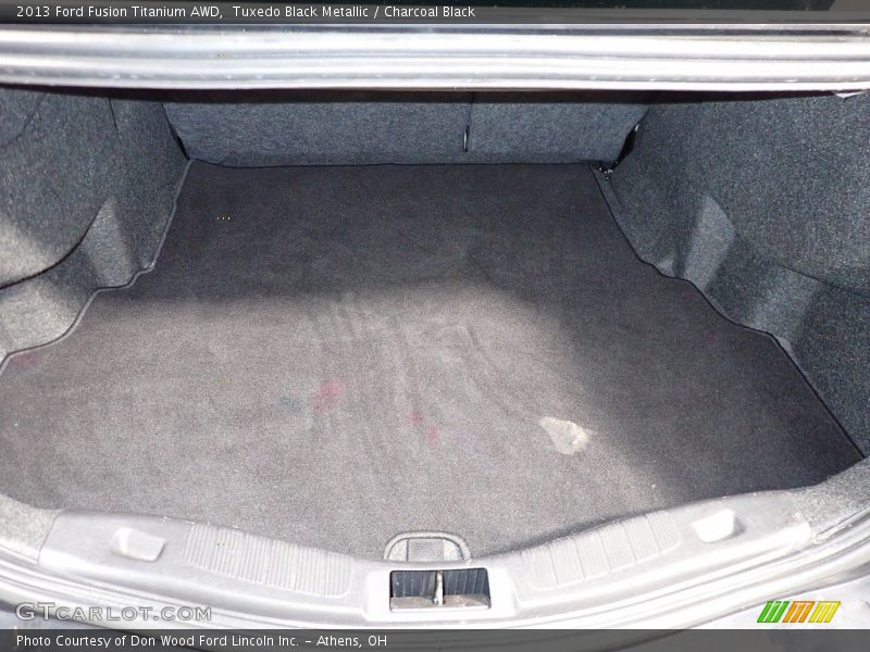 Tuxedo Black Metallic / Charcoal Black 2013 Ford Fusion Titanium AWD