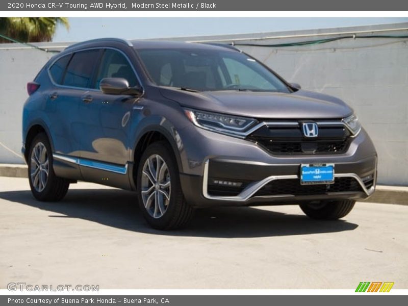 Modern Steel Metallic / Black 2020 Honda CR-V Touring AWD Hybrid