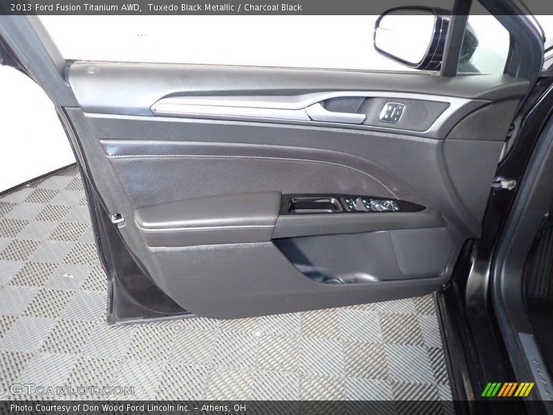 Tuxedo Black Metallic / Charcoal Black 2013 Ford Fusion Titanium AWD