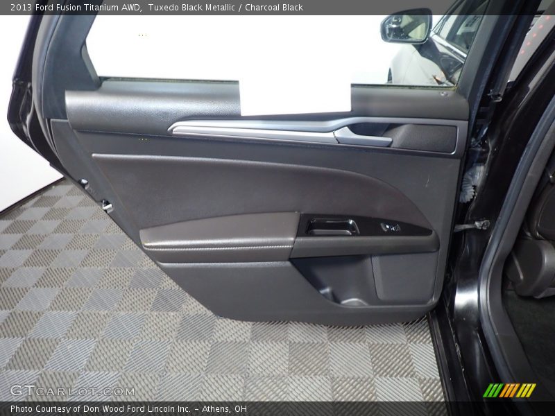 Tuxedo Black Metallic / Charcoal Black 2013 Ford Fusion Titanium AWD