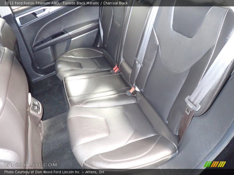 Tuxedo Black Metallic / Charcoal Black 2013 Ford Fusion Titanium AWD
